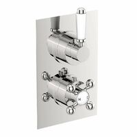 The Bath Co. Winchester twin thermostatic shower valve