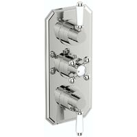 The Bath Co. Camberley triple thermostatic shower valve
