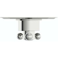 The Bath Co. Camberley triple thermostatic shower valve with diverter
