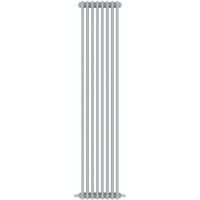 The Heating Co. Santa Fe stone grey vertical triple column radiator 1800 x 380