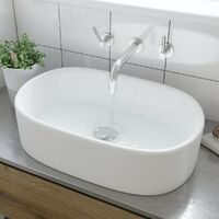 Mode Tate countertop basin 555mm - White