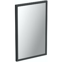 Mode Hale grey gloss bathroom mirror 800 x 550mm