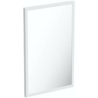 Mode Hale white gloss furniture package with wall hung countertop vanity unit 600mm