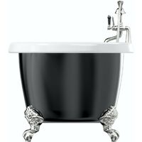 Orchard Dulwich traditional freestanding bath & tap pack with Winchester bath shower mixer