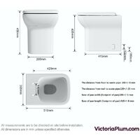 Orchard Lune rimless back to wall toilet with soft close seat