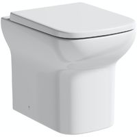 Orchard Lune rimless back to wall toilet with soft close seat and concealed cistern
