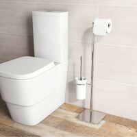 Accents Options round freestanding ceramic bathroom butler