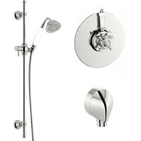 Orchard Dulwich thermostatic shower valve and shower riser rail set