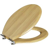 The Bath Co. traditional MDF soft close bottom fixing toilet seat