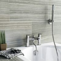Orchard Wharfe waterfall bath shower mixer tap - Chrome