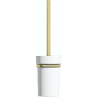 Accents 1805 antique gold toilet brush and holder - Gold