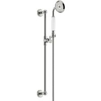 The Bath Co. Traditional sliding shower rail kit - Chrome