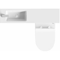 Orchard MySpace Slim white combination with Derwent round toilet and soft close seat