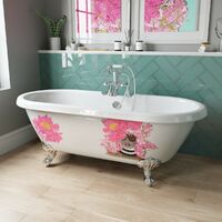 Louise Dear Kiss Kiss Bam Bam traditional freestanding bath and tap pack with bath shower mixer