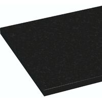 Reeves Wharfe polar black laminate worktop 337 x 1500mm