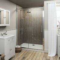 The Bath Co. Camberley 8mm traditional sliding shower door 1200mm