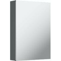 Orchard Elsdon stone grey mirror cabinet 500 x 700mm