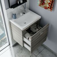 Ideal Standard Concept Space elm wall hung vanity unit and basin 500mm