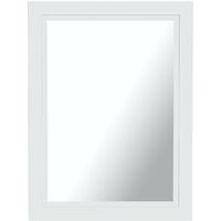 The Bath Co. Burghley matt white bathroom mirror 600 x 800mm