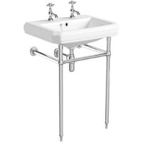 Orchard Dulwich freestanding shower bath suite with grey seat