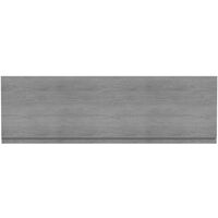 Orchard Lea concrete straight bath front panel 1800mm - Grey