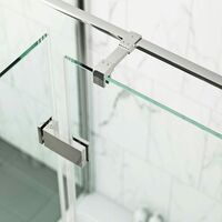 Mode Cooper 8mm hinged easy clean shower enclosure 900 x 800