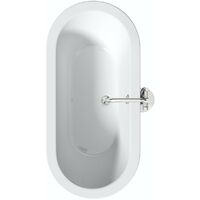 Orchard Wharfe freestanding bath 1565 x 740 and Anderson freestanding bath tap pack - White