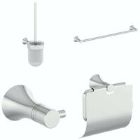 Accents round Contemporary 4 piece main bathroom accessory set