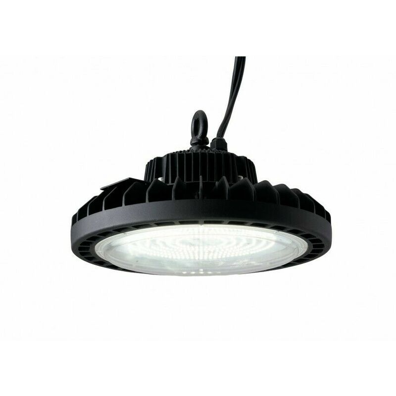 LAMPADA HIGH-BAY LED STARGATE NERO 100W 16500LM 4000K IP65 DIMMERABILE  28X18,8CM