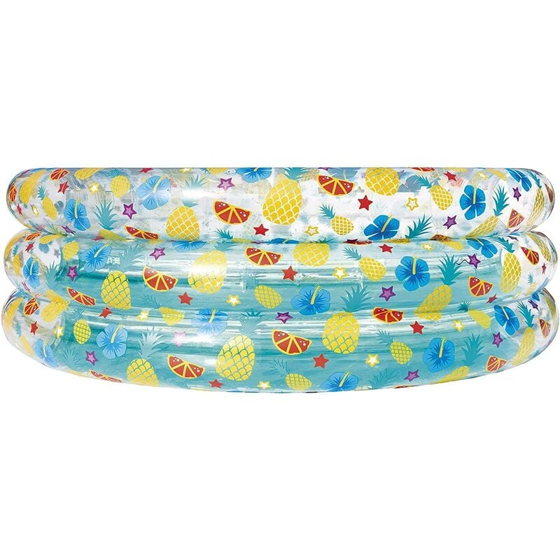 Bestway 51045 - Piscina gonfiabile Sea Life, 150 x 53 cm, multicolore