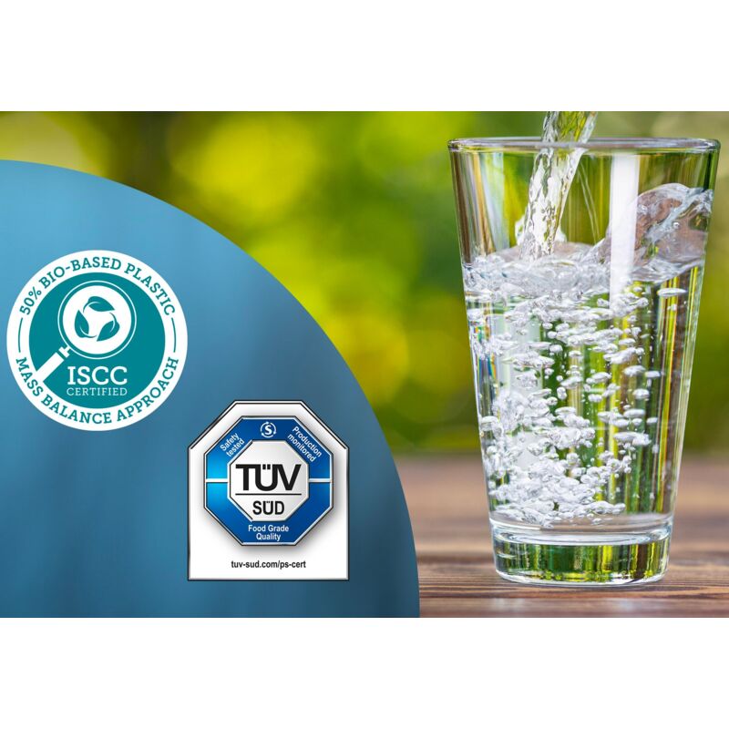 Caraffa Filtrante Brita Vetro 2.5L | Con 3 Filtri Maxtra Pro