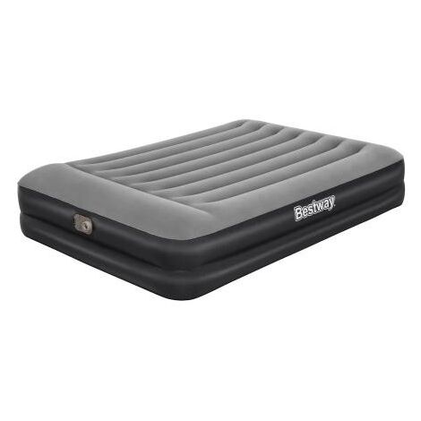 Bestway Materasso Gonfiabile Matrimoniale con Pompa Integrata Grigio