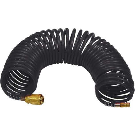 Stanley Tubo Spiralato Aria Compressa 6X8 5 Metri Con Attacco Rapido