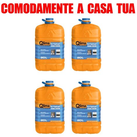 Qlima Kristal Combustibile Per Stufe Portatili Inodore Pack Of 4x20 Lt (1/3)