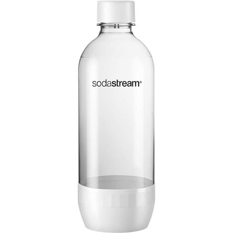 Kit 2 Bottiglie SodaStream Lavabili in Lavastoviglie e cilindro