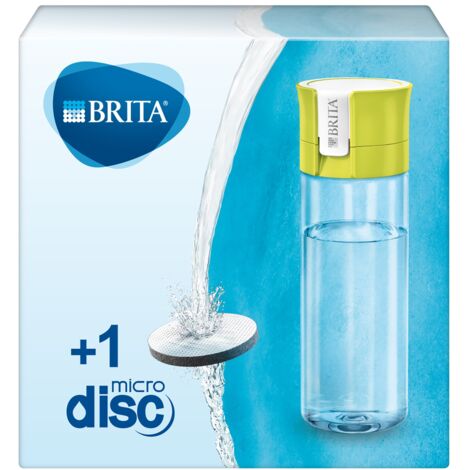 Brita Borraccia Filtrante Fill & Go, Blu, 0.6 Litri (Confezione da 1 Filtri)