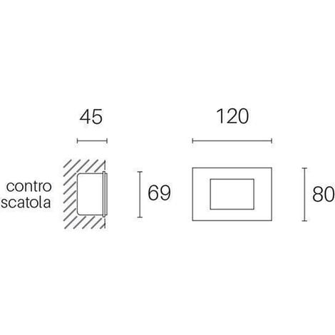 Sovil INCASSO VETRO 3W LED 4000K