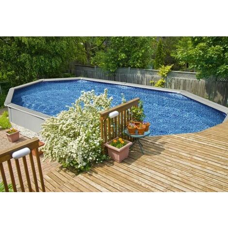 Bestway Piscina fuori terra 56369 Bestway Hydrium ovale 610x360x120cm 