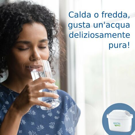 Brita Aluna Caraffa Filtrante con 1 Filtro Maxtra+ Incluso, Bianco, 2.4  Litri, Basic