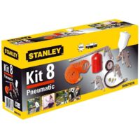 Stanley Set Per Aria Compressa Kit 8 Pezzi Accessori Compressore