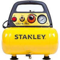 Stanley Compressore DN200/8/6 Lt. 6 ,5HP, Pressione max 8 bar Rumorosità 97 dB