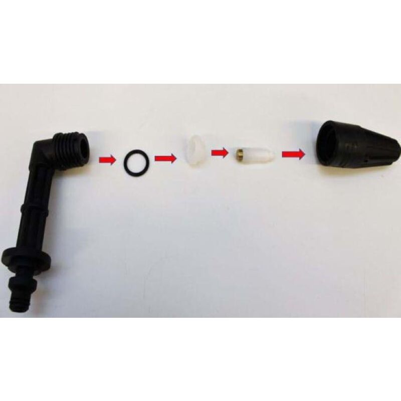 Buse Turbo 90° Scheppach Pour Nettoyeur Haute Pression - Accessoire Nettoyage Efficace