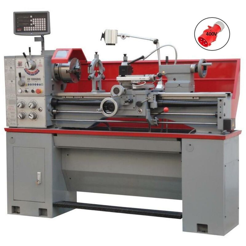 Tour à Métaux D'établi HOLZMANN ED400FD – 400 Mm – Neuf Avec Variateur