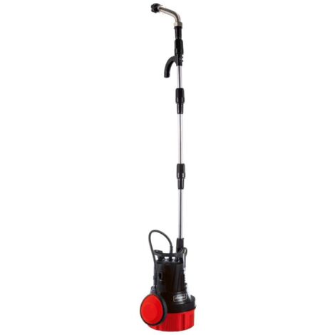 Scheppach – Pompe immergée 350 W – Débit 5500 L/h – Hauteur d'aspiration 11 m – Installation sans outils – Filtre à impuretés intégré