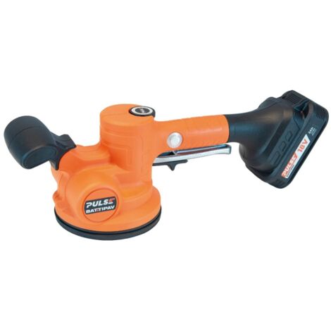 Vibrateur à ventouse 18V 2Ah – Pour pose de dalles de carrelage – Moteur 36W – 5 vitesses – Ventouse 130mm pour grands formats – Battipav (1/5)