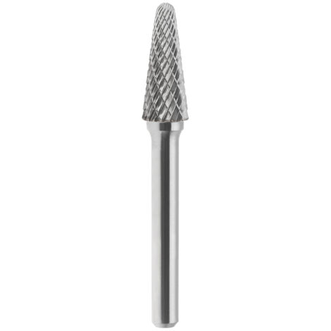 Lime rotative HM pointe conique croix arrondie 6x16 mm tige 6 (1/3)