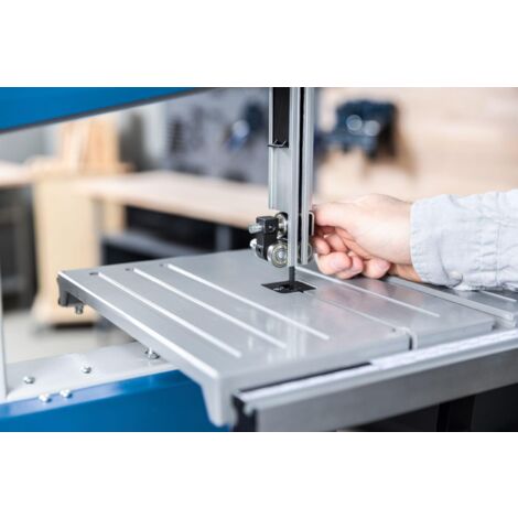 Scheppach Scie à Ruban HBS25 - 350W, Hauteur Coupe 80mm, Table Inclinable 45°