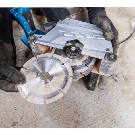 Rainureuse electrique 2250W 125mm demarrage progressif Scheppach mnf2250