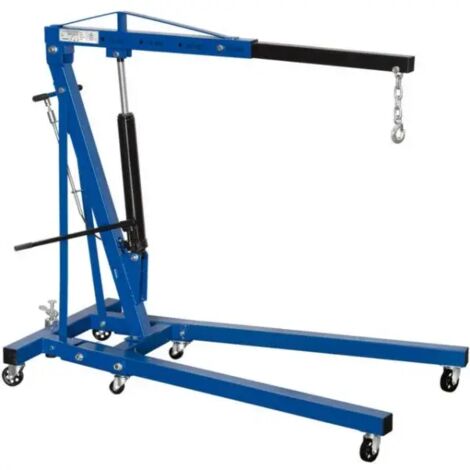 Grue a bossoir hydraulique repliable 1000 kg Fervi 0063 (1/2)