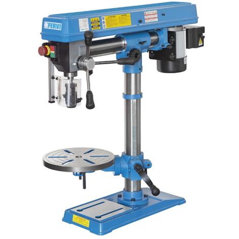 Perceuse colonne de banc radiale par courroie 375W 230V Fervi 0757